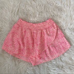 Aerie Smocked Waist Floral Shorts